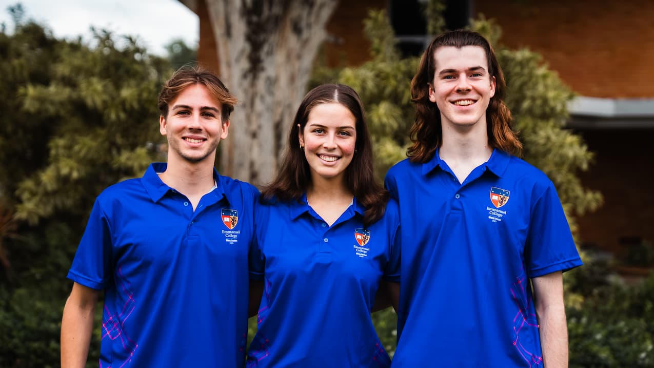 2025 Drewe Wing Leaders Thomas Horn, Abbey Burton and Cameron Garven
